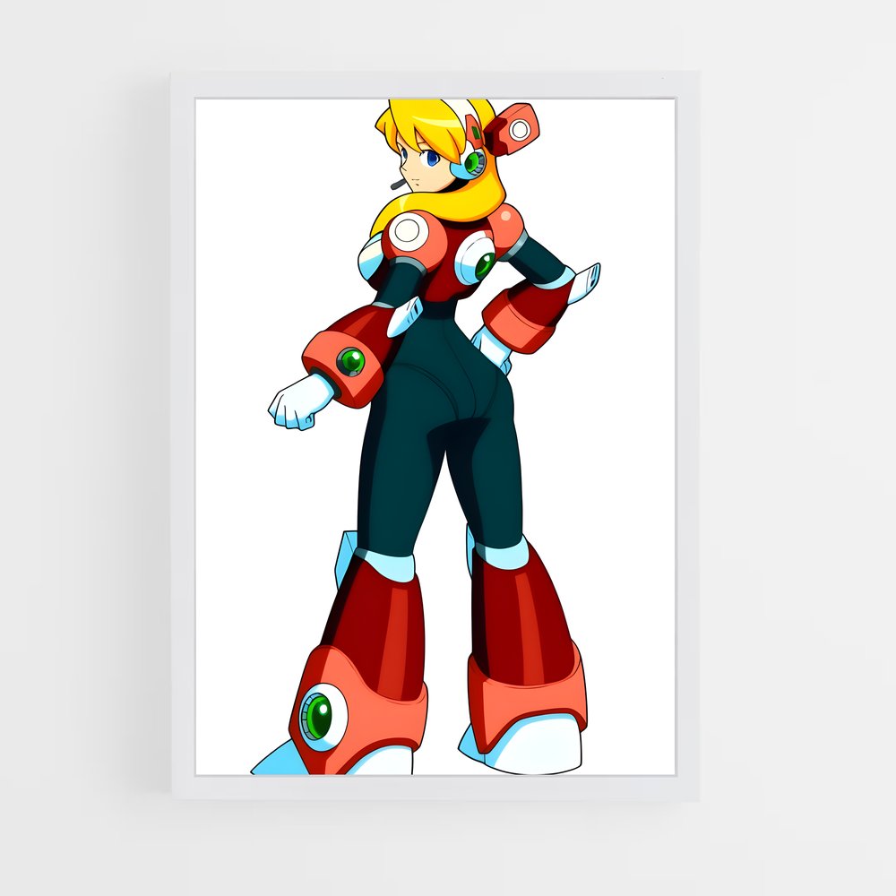 Poster Mega Master – affiche Mega man (vue 3)